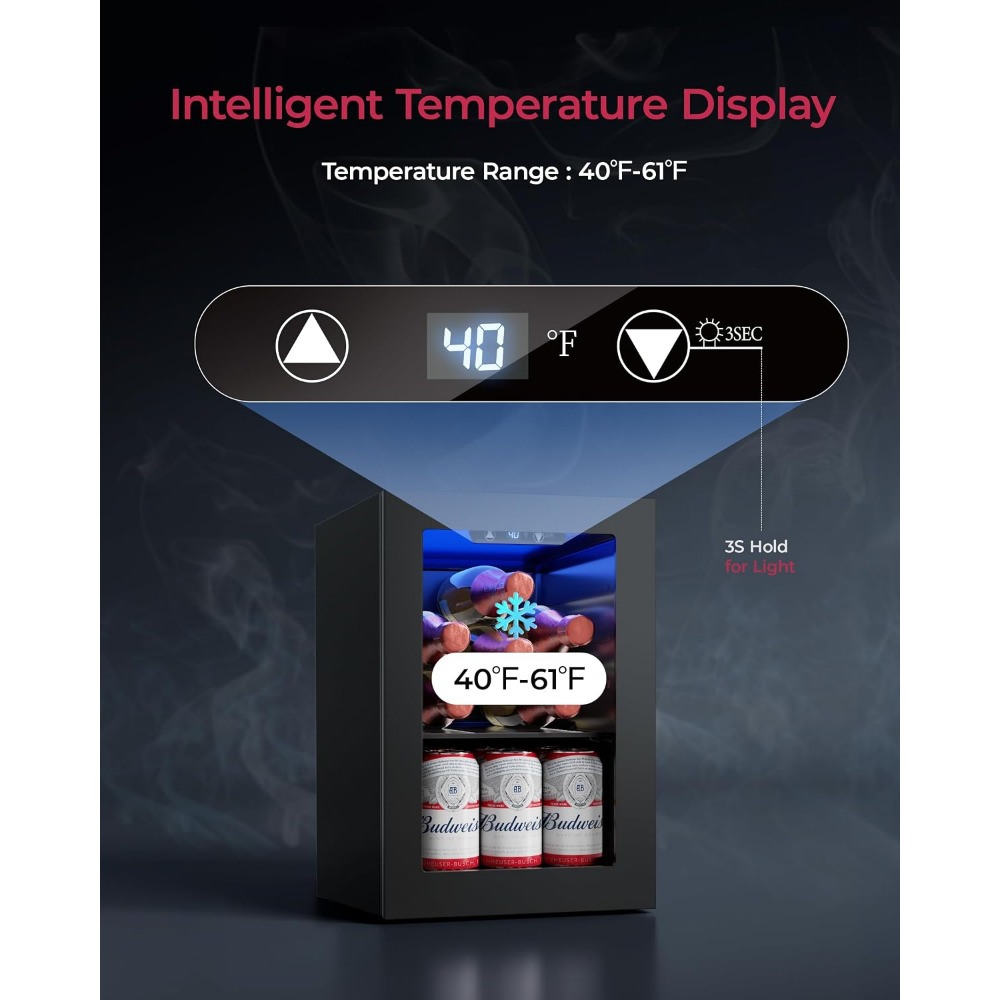24 Can Mini Fridge, 0.6 Cu.Ft  - Home Bar Shelf ulasan dan harga