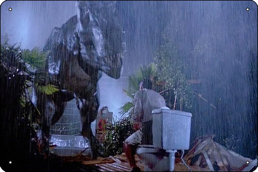 The Jurassic Funny Bathroom Ph - Home Bar And Kitchen ulasan dan harga