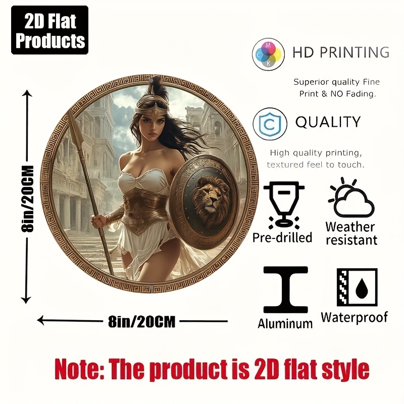 Vintage Greek Warrior Round Al - Home Bar Accessories ulasan dan harga