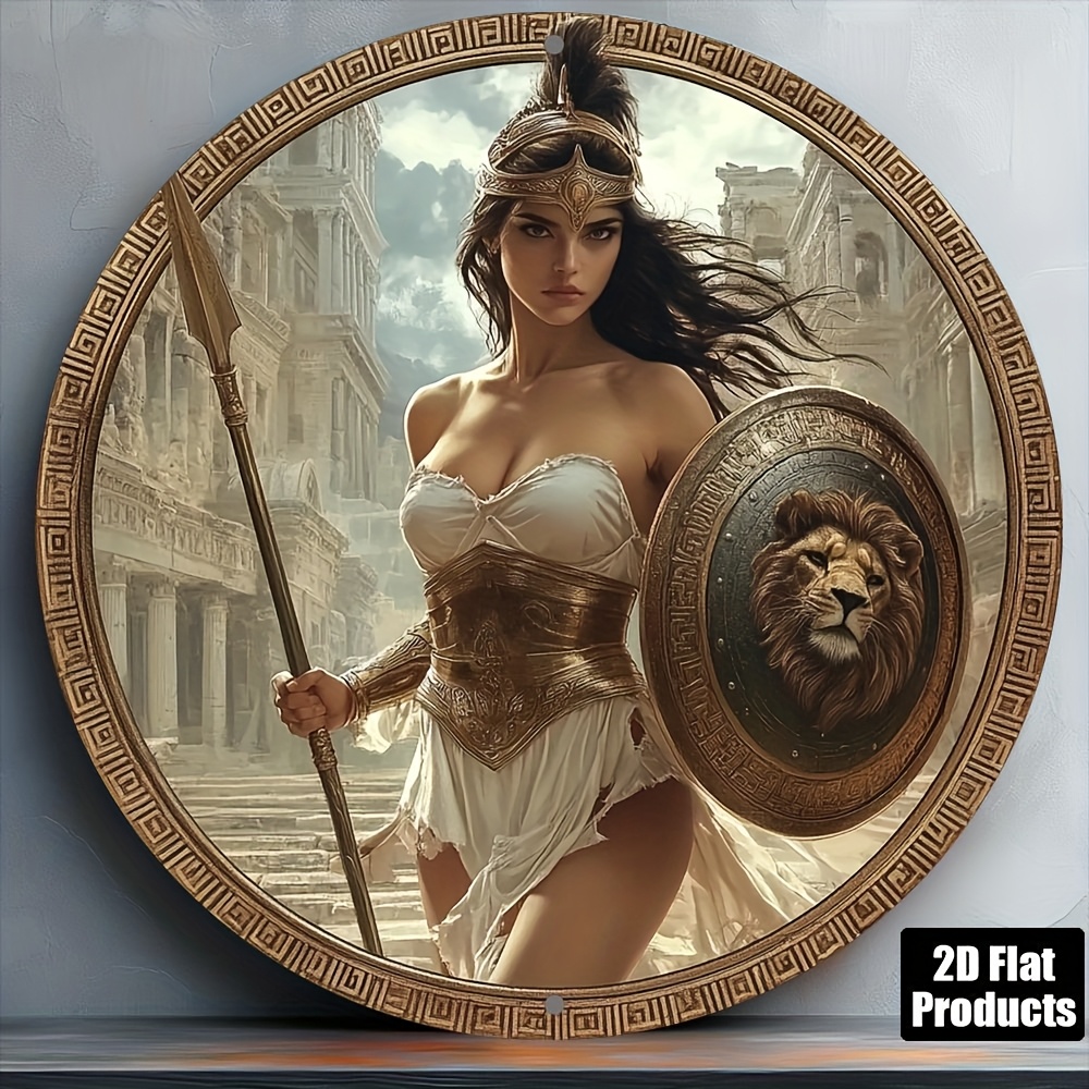 Vintage Greek Warrior Round Al - Home Bar Accessories ulasan dan harga