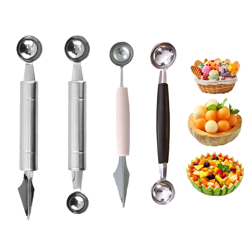 Fruit Scoop Dual-head Fruit B - Ice Pick Pick ulasan dan harga