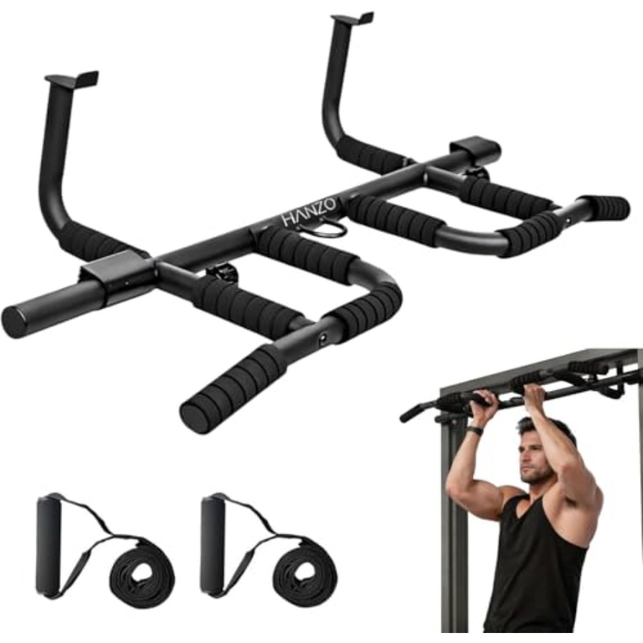 Doorway Pull Up Bar Set with S - Home Bar Setup ulasan dan harga