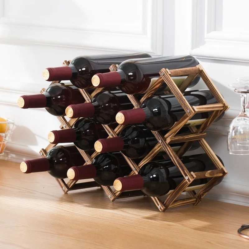 Stackable Wine Storage Shelves - Home Bar Setup ulasan dan harga