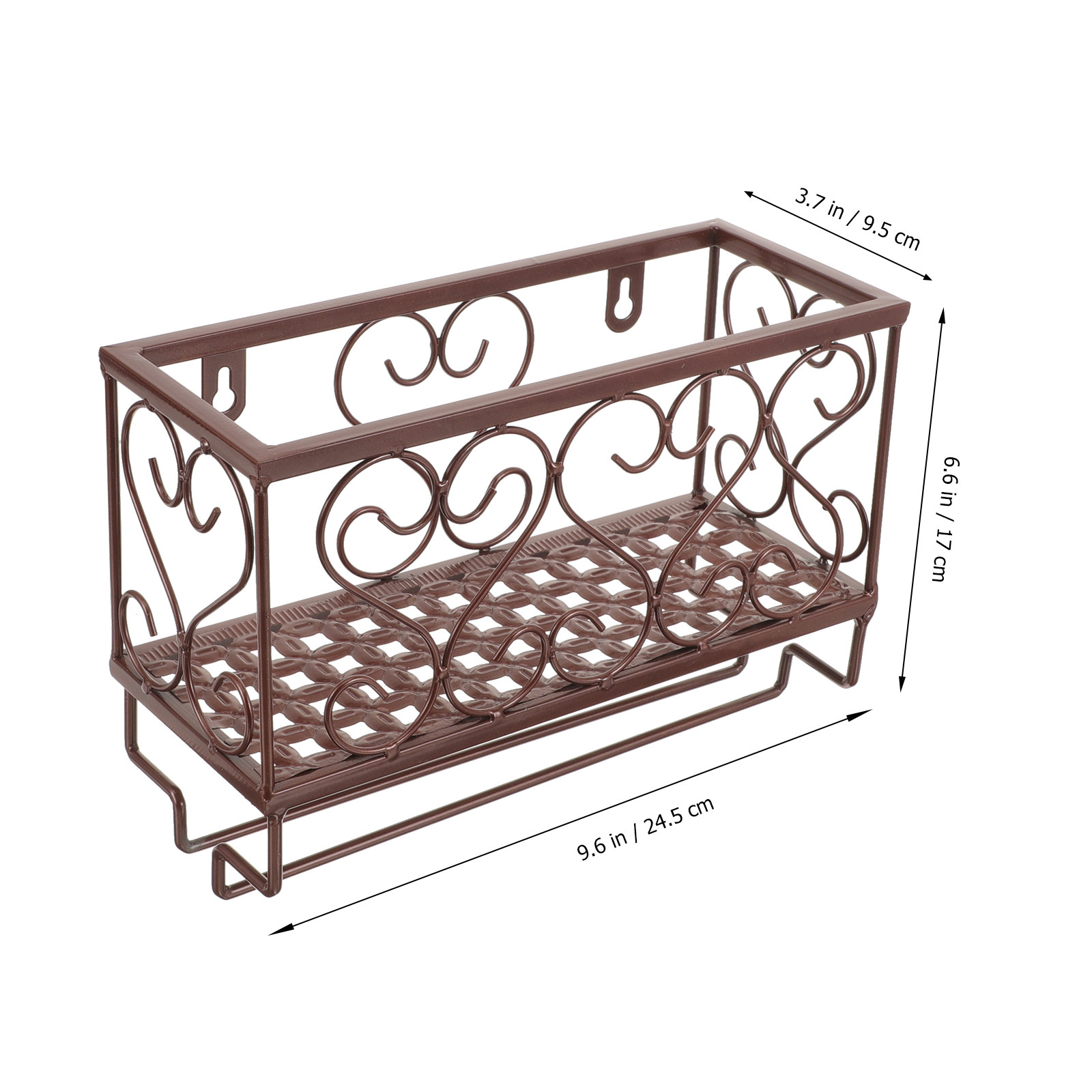 Space Saving Wall Mounted Wine - Home Bar Shelf ulasan dan harga