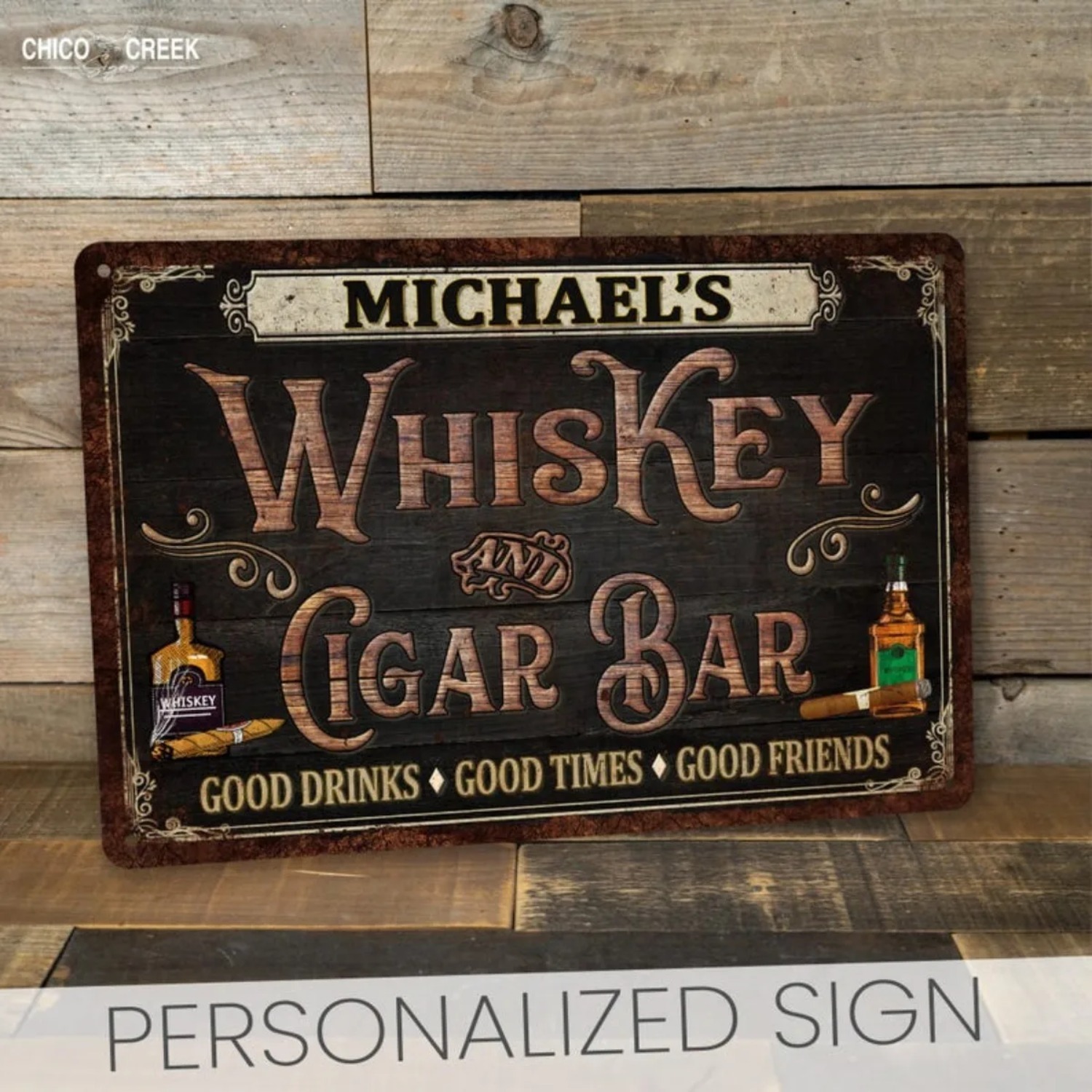 Custom Personalized Vintage Wh - Home Bar Signs ulasan dan harga