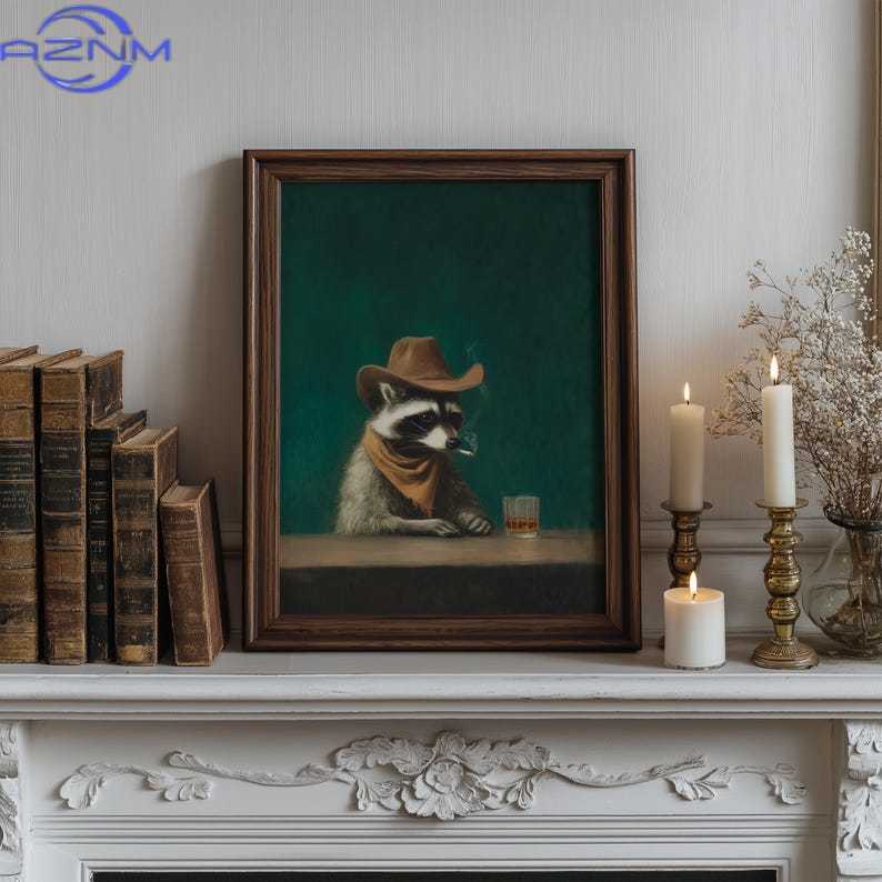 AZNM Vintage Funny Smoking Rac - Home Bar Lounge ulasan dan harga
