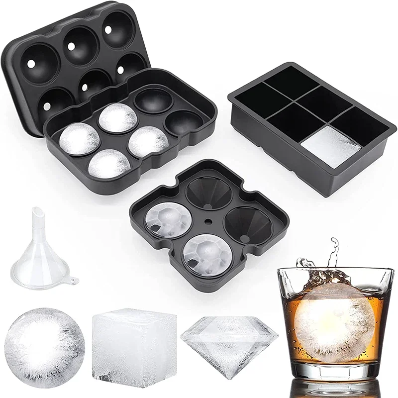 Large Ice Cube Trays Silicone  - Ice Mold Sphere ulasan dan harga